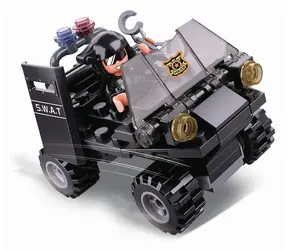 Sluban Policie M38-B0638C SWAT Čtyřkolka / LEGO - kompatibilní / Počet figurek|dílků: 1|73 / od 6 let