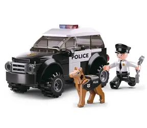 Sluban Policie M38-B0639 Hlídka se psem / LEGO - kompatibilní / Počet figurek|dílků: 1|78 / od 6 let
