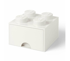 Room Copenhagen 40051735  Úložný box s šuplíkem 250x250x180mm - bílá