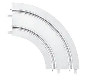 Carrera 61644 GO | D143 - Zatáčka 1|90 sníh & led (2ks)