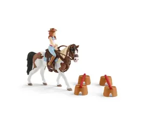 Schleich Horse Club 42441 Hannah - sada pro westernové ježdění / od 3 let