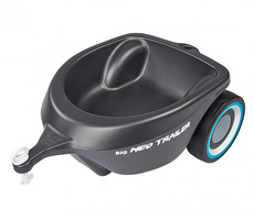 BIG Bobby Car Neo Trailer antracit / dětský přívěs k odrážedlu / nosnost 25 kg / od 1 roku