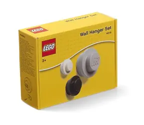 LEGO® Storage 40161733 Věšák na zeď 3 ks / bílá | černá | šedá