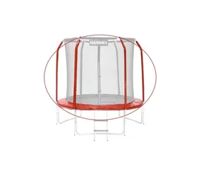 Marimex sada krytu pružin a rukávů pro trampolínu 244 cm - červená