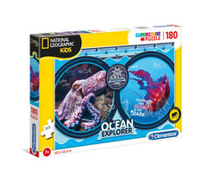 Clementoni 29205 PUZZLE National Geographic KIDS - Oceánská výprava / 180 dílků / od 7 let