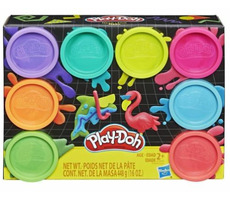 Hasbro Play-Doh Balení 8 barevných kelímků - Neon / od 2 let