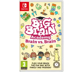 Switch Big Brain Academy: Brain vs Brain / Společenská / Angličtina / od 3 let / Hra pro Nintendo Switch