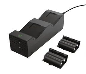Trust GXT250 Duo nabíjecí stojan pro ovladač Xbox Series X + 2x akumulátor 1200 mAh
