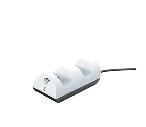 Trust GXT254 Duo nabíjecí stojan pro ovladač konzole PS5 / pro 2 ovladače / bílá