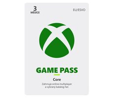 Microsoft Game Pass Core 3m / přístup na 3 měsíce / elektronická licence