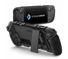 Spigen Thin Fit with Kick Stand ochranný kryt pro Steam Deck černá 