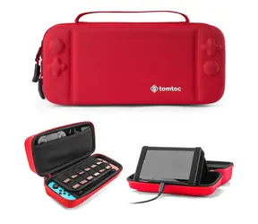 tomtoc Cestovní pouzdro pro Nintendo Switch červená