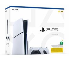 PlayStation 5 D Chassis (Slim) + 2x DualSense Wireless Controller White