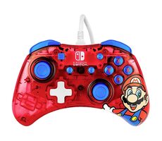 PDP Nintendo Switch Controller - Rock Candy Mario / Herní ovladač / drátový / USB / 2.5m / Nintendo Switch