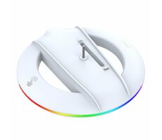 iPega P5S025S Vertikální Stojan s RGB pro PS5 Slim bílá