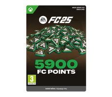 XSX EA SPORTS FC 25: 5900 bodů / El. licence / Sportovní / Angličtina / od 3 let / DLC pro Xbox Series