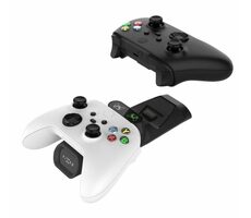 FIXED Dobíjecí stanice pro dva bezdrátové ovladače Xbox Series S, X a One černá