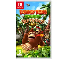 Switch Donkey Kong Country Returns HD / Plošinovka / Angličtina / od 3 let / Hra pro Nintendo Switch