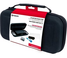 Nacon SWITCHNEWPACK5BLACK Startovací sada pro Nintendo Switch 2 / Pouzdro / Ochranné sklo na displej / Krabička na hry