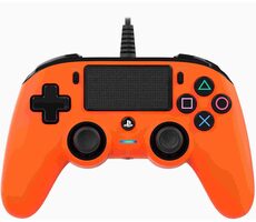 Nacon Wired Compact Controller oranžová / ovladač pro PlayStation 4 