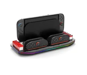 iPega SW2210 Multifunkční Nabíjecí RGB Stojan pro Nintendo Switch 2 černá