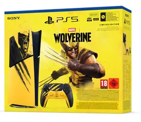 PlayStation 5 Digital Edition E chassis (Slim) – Marvel’s Wolverine Battle Yellow (Limited Edition)
