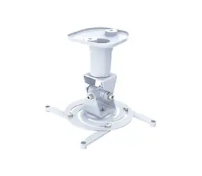 Techly Stropní držák na projektor 22 cm / 10 kg / bílá
