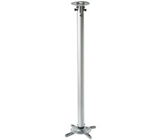 Techly Univerzální stropní držák na projektor 110-197 cm / 15 kg / stříbrná