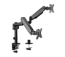 Gembird MA-DA2P-01 Stolní držák pro 2 monitory do 32" / standarty VESA 75x75 & 100x100  / na stůl / nosnost 9kg / nastav