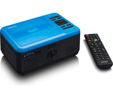 Lenco LPJ-500BU černo-modrá / LED / 1920 x 1080 / 2800 ANSI / HDMI / USB / VGA