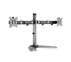 White Shark GMS-3206 TUTANKHAMUN držák pro 2 monitory do 32" šedá / standardy VESA 75x75 & 100x100 / nosnost 9kg