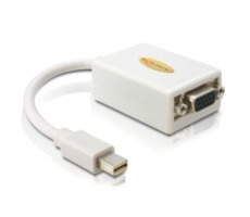 Delock adaptér DisplayPort mini (samec) na VGA (samice)