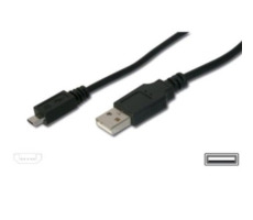 Univerzální PremiumCord Kabel micro USB, A-B 2m
