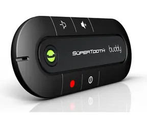 Bezdrátová sada Supertooth BUDDY / na stínítko / MultiPoint / AutoConnect / Autopairing / černé