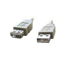 OEM USB 2.0 kabel A<->A prodlužovací 3m