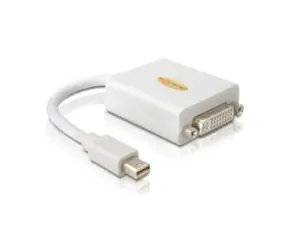 Delock adaptér DisplayPort mini (samec) na DVI 24+5 (samice), bílý