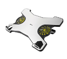 TRUST Notebook Cooling Stand Xstream / chladicí podložka / stříbrná