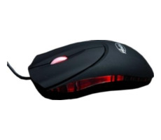 Acutake Fire-O-Mouse 3D / Myš / pogumovaný povrch / USB / PS/2 / 800dpi  / Černá