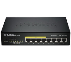 D-Link DGS-1008P / Switch / 8-port 10/100/1000 Mbps / 4x PoE