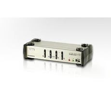 ATEN KVM switch CS-1734BC / USB Hub / OSD / 4PC audio+USB-PS / 2