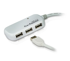 ATEN UE2120H / 4-Port USB 2.0 Extender Hub / 12 m