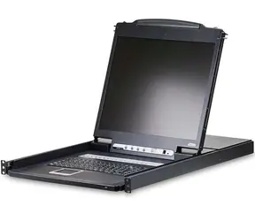 ATEN CL-1308N / 8-port KVM PS2+USB / OSD / rack / 19" LCD / touchpad / klávesnice