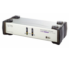 ATEN CS-1742C / 2-port Dual View KVM USB / usb hub / audio / 1.2m kabely