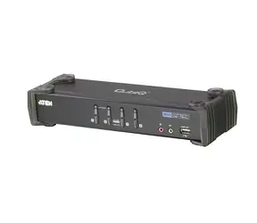ATEN CS-1764A / 4-port DVI KVMP USB / 2port USB HUB / audio / 1.2m kabely 