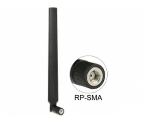 Delock WLAN anténa RP-SMA 802.11 ac/a/h/b/g/n 4 - 7 dBi / všesměrová