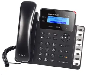 Grandstream GXP1628 / VoIP telefon / 2x SIP účet / HD audio / 3 prog.tl.+8 předvoleb / switch 2xGLAN / PoE