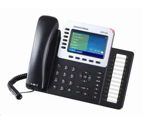 Grandstream GXP2160 / VoIP telefon / 6xSIP účet / HD audio / 5prog.tl. + 24 předvoleb / BT / EHS / barevný LCD / 2x GLAN