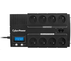 CyberPower BRICs LCD UPS 700VA/420W - české zásuvky