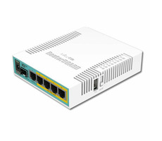 MikroTik RB960PGS bílá / RouterBOARD / 800 MHz / 128MB RAM / 5x LAN / hEX 