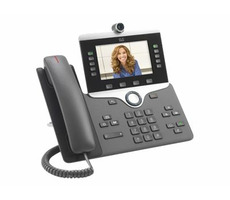 Cisco IP Phone 8845 (určeno pro Cisco UC Manager) černá / IP video telefon / kamera / Bluetooth / SIP/ SDP / 5 řadků